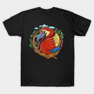 Parrot cute illustration T-Shirt